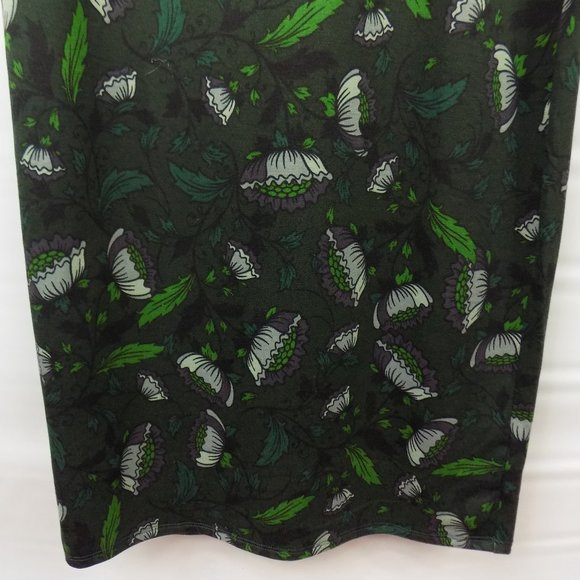LuLaRoe Julia Flower and Leaf Dress Size XS NWT - Picture 5 of 8